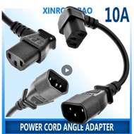 EC 320 C13 Female C14 Male PDU Angle Wire IEC C13 Adapter C13-C14 10a Converter Plug