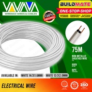 WIREMAX Electrical PDX Wire 14/2 | 12/2 for Aircon Electrical 75 Meters ROLL - BUILDMATE -