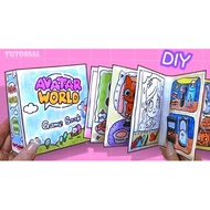 Avatar world Doll 8in1 Game Book - Pighandmade Paper Dolls