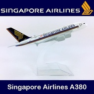 Singapore Airlines A380 B777 Plane 16cm Alloy Metal Plane Model Kit Toys