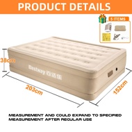 BESTWAY Inflatable Air Bed Double Size with Automatic Pump Portable Foldable For Camping Tilam Angin