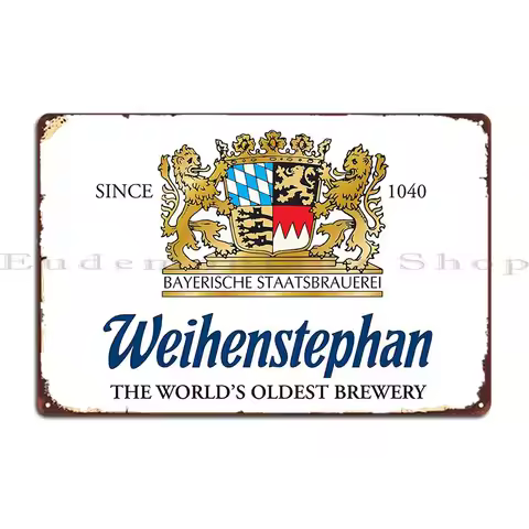 Weihenstephan Brewery Metal Sign Printing Garage Club Wall Decor Plaques Painting Tin Sign Poster