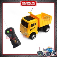 RC Trak Pembinaan Kawalan Jauh dengan Lampu warna warni (Ready Stock) / RC Truck Construction Toy