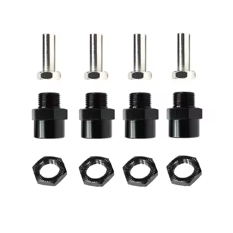 For DIY RC Car 12mm to 17mm Wheel Hex Conversion Adapter For Arrma Traxxas Redcat HPI HSP Kysho 1/10