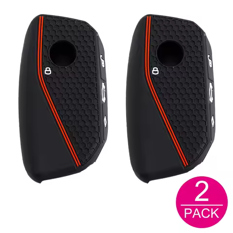 2x Silicone Car Key Fob Cover Case Holder Keychain For BMW iX1 iX2 iX XM X1 X2 X3 X5 X6 X7 M5 i5 i7 