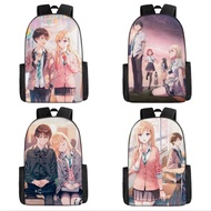 20L Saki Ayase Step Sister Life Cartoon 16-Inch Backpack School Bag Lightweight Durable Large Capaci