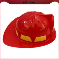 [Phenovo] Dr Up Toy Fireman Role Play Tools Plastic Safety Hat Helmet for Kid Red