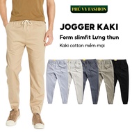 Quần Jogger Nam Quần Jogger Kaki Nam Fashion Có Dây Kéo Phong Cách Trẻ Trung Năng Động ( QJG13 ) -