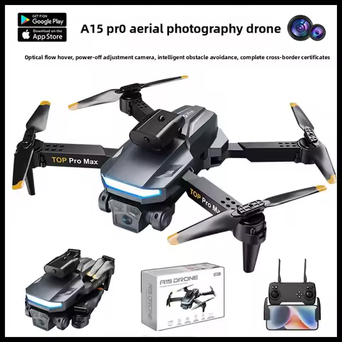 New A15 high definition aerial drone intelligent obstacle avoidance remote control aircraft optical 