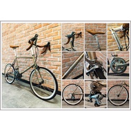 Darkrock Mini Velo, Tiagra Groupset, Chromoly Frame, Retro Road Bike Bicycle