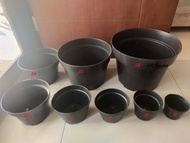 Pot plastik hitam, pot murah, pot tanaman pot bunga hitam