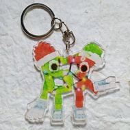 GANTUNGAN Ganci FESTIVE 67 six seven Steal a Brainrot keychain key chain Festive 67 Brainrot