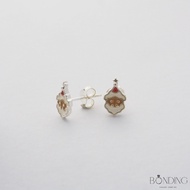 BONDING Santa Claus 925 Silver Stud Earrings ET4