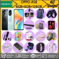 OPPO A58 [6GB+6GB RAM+128GB ROM] Original OPPO Malaysia Warranty with Freegift