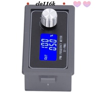 ELOK PWM Signal Generator, Adjustable Output LCD Display Frequency Generator, Stable DC 3.3V-30V Sig