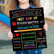 School Opening Double-sided Message Board Introduce Your Name/Age/Class Message Board for Home Schoo