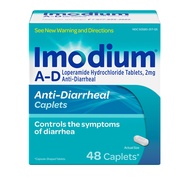 Imodium A-D Diarrhea Relief Caplets, Loperamide Hydrochloride -Diarrheal Medicine, 48 ct.