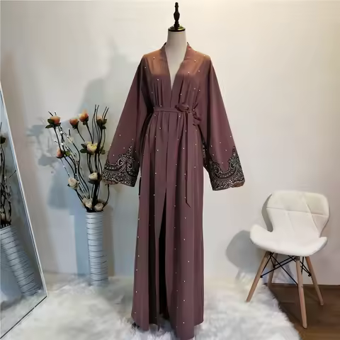Kaftan Abaya Dubai Kimono Cardigan Muslim Hijab Dress Abayas For Women Robe Femme Caftan Marocain Qa