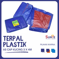 A5 PLASTIC TARPAULIN CAT CAP SIZE 3m X 4M