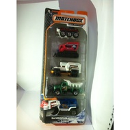 Matchbox. 2014 Ice Mountain Mission 5-Pack - BFM95. ATV 6x6-Blizzard Buster-Frost Fighter-Highway Ma
