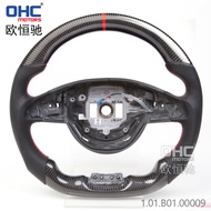 เหมาะสำหรับ Mercedes Benz C-ชั้น AMG GLC GLS GLC45/63 Weiting กีฬา LED คาร์บอนไฟเบอร์พวงมาลัยการปรับ