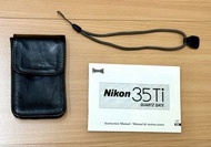 Nikon 35Ti 皮套，手繩，說明書 (三件不分開賣)