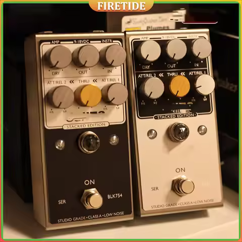 Electric Guitar Compression Stompbox Cali76 Double Pressure Stack Basss Guitar Effect Pedal Original