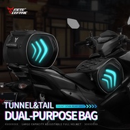 MOTOCENTRIC Motorcycle Scooter Seat Bag For YAMAHA XMAX300 NMAX155 XMAX NMAX 155 N-MAX X-MAX 300 Ambient Light Tunnel Bags Spotlight