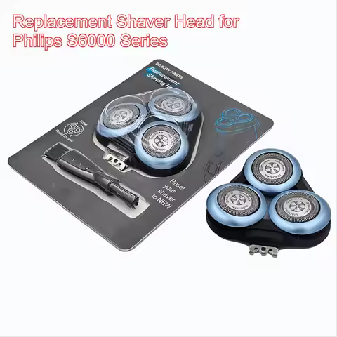 Razor Blade Replacement Shaver Head for Philips S6000 S6011 S6015 S6840 S6550 S6580 S6670 S6688 S687