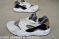 紐約站Nike Air Huarache 米白 灰白黑 黑武士 男鞋 慢跑 武士鞋  318429-005