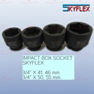 SKYFLEX MR1082 3/4 " IMPACT SOCKET(6 POINT).3/4" X 41, 46, 50, 55mm IMPACT BOX SOCKET 6PT
