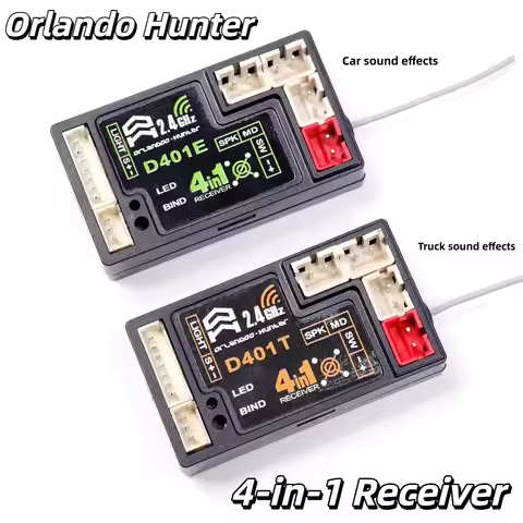 Orlandoo Hunter 2 4 Ghz 4 In 1 RC Receiver D401E Car Sound Effect D401T Truck Sound Effect For 1 32 