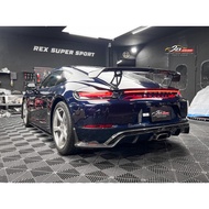 Porsche Cayman 718 Spoiler GT4 V2 Carbon Fiber Wings Belakang