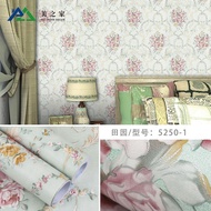 Shabby Tosca Wall Wallpaper 8m to 9m x 45cm