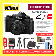 Duty free goods Nikon ZF iconic design full frame mirrorless camera | ZF Body / ZF 40mm kit | 1 year