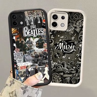 HK-42 Rock Band Shockproof Casing for Black and White Silicone Infinix Note Zero 40Pro Infi 40S 30 4