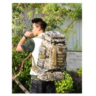 travel bag Beg pendakian gunung luar mixi backpack 70L Tear-Resistant Waterproof Men's Luggage Outdo