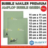 Green bubble mailer packing envelope all size bubble mailer rusfet quality