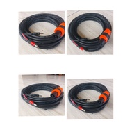 2x1.5 Jack Banana To Jack Speakon Orange B Speaker Cable Length 1 2 3 4 5 6 7 8 Meters