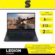 Lenovo Laptops Legion 5 15ACH6H 82JW00B8MJ/AMD Ryzen 5 5600H 3.30~4.20Ghz/8GB D4/512GB SSD/NVD RTX30