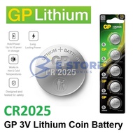 CR2025 GENUINE GP Lithium Coin Battery 3V (GPCR2025-2CPU5)