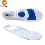 [2023ใหม่] พื้นรองเท้า Xiaomi Mijia แผ่นรองเท้ากีฬาผู้ชายผู้หญิงโฟมจำรูปพื้นรองเท้าพื้นรองเท้าสำหรับรองเท้าระงับกลิ่นกาย Breathable เบาะรองรองเท้าวิ่งสำหรับเท้า