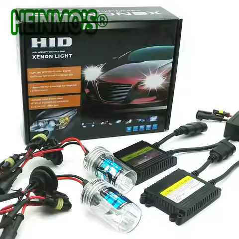 55W Xenon HID H1 kit Xenon H7 Headlights HID H11 H3 H8 H9 Car Light High Low H4 HID Xenon Bulb 4300K