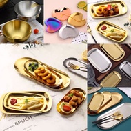 Stainless Steel Plate Serving Plate Set Fruit Plate Towel Tray/Storage Tray/Cosmetics Storage/Jewelr