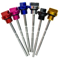 WZRV Motorcycle Modified Accessories Oil Dipstick CNC Aluminum Alloy Multicolor Oil Dipstick Wear-Re