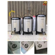 TERMOS SIGMA HOT / COLD WATER JUG DISPENSER THERMOS FREE BUBBLE WRAP + BOX STAINLESS STELL UK. 9.5 L