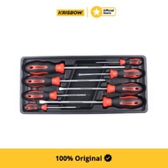 Krisbow Set Obeng Plus Dan Minus 8 Pcs