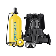GOYOJO Mini Scuba Tank Set 3L Portable Diving Tank up to 30-50 Minutes Oxygen Cylinde for Underwater