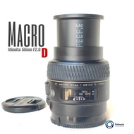 เลนส์กล้อง Minolta AF Macro 50mm F2.8D lens Mount A Rare item