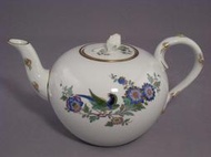 麥森 Meissen Teapot 麥森石花與鳥茶壺